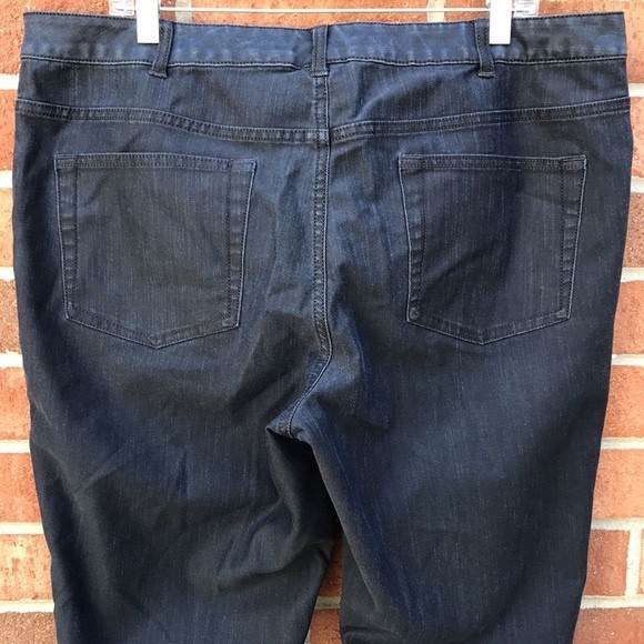 Lands' End Ankle Length Straight Leg Jeans - Picture 6 of 15